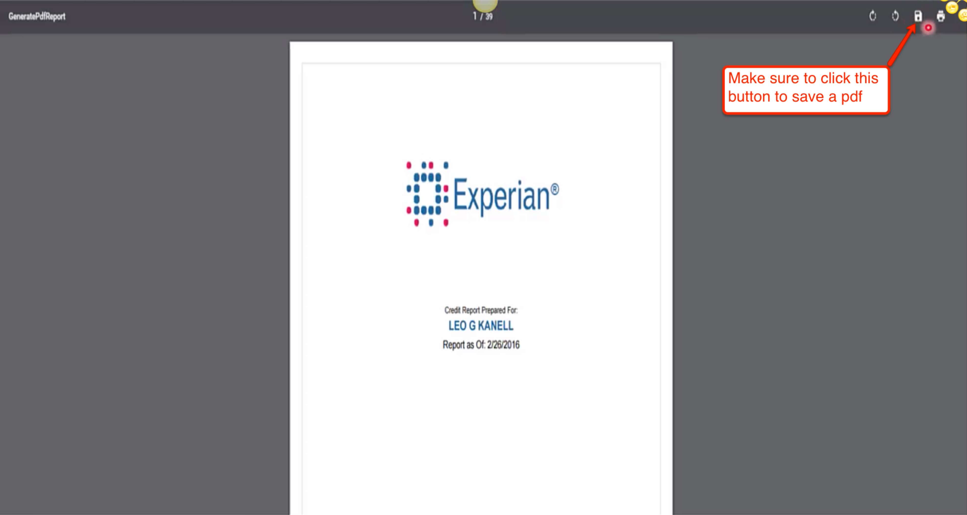 Experian Credit Check